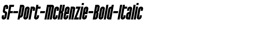SF Port McKenzie Bold Italic.ttf