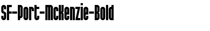 SF Port McKenzie Bold.ttf
