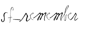 SF-Remember SF-Remember.ttf