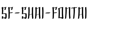 SF Shai Fontai Regular.ttf