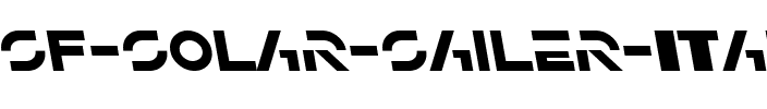 SF Solar Sailer Italic.ttf