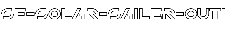 SF Solar Sailer Outline Regular.ttf