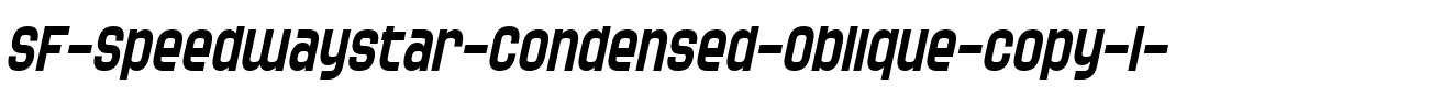 SF Speedwaystar Condensed Oblique.ttf