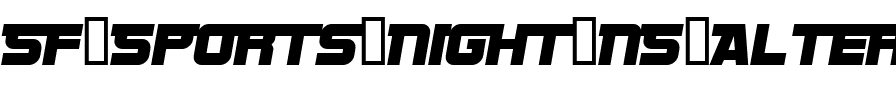 SF Sports Night NS Alternate Regular.ttf