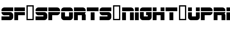 SF Sports Night Upright Regular.ttf