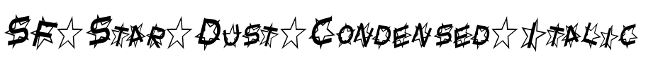 SF Star Dust Condensed Italic.ttf