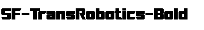SF TransRobotics Bold.ttf