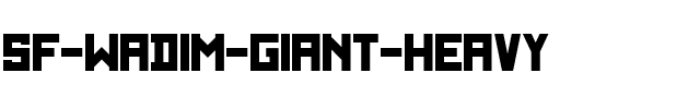 SF WADIM GIANT Heavy.ttf