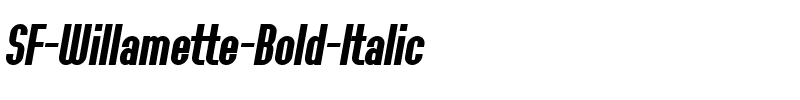 SF Willamette Bold Italic.ttf
