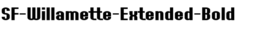 SF Willamette Extended Bold.ttf
