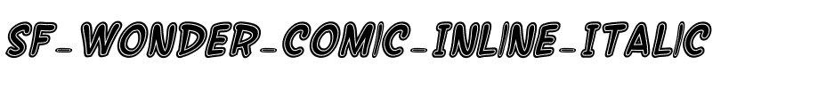 SF Wonder Comic Inline Italic.ttf