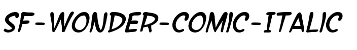 SF Wonder Comic Italic.ttf