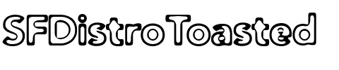 SF Distro Toasted TTF Regular.ttf