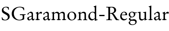 SGaramond Regular.ttf