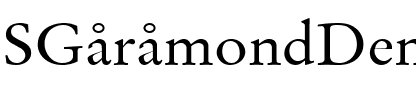 SGaramondDemo Regular.ttf