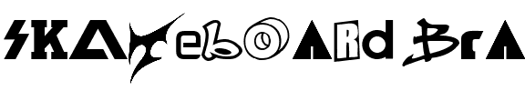 SKATEBOaRD braNds  Regular.ttf