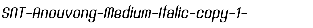 SNT Anouvong Medium Italic.ttf