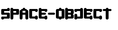 SPACE OBJECT Normal.ttf