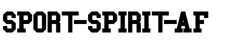 SPORT SPIRIT AF Regular.ttf