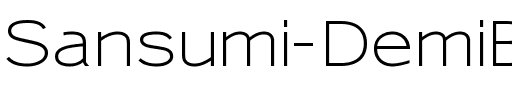Sansumi-DemiBold Regular.ttf