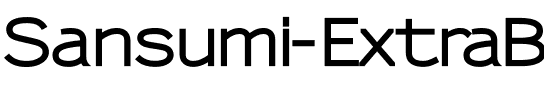 Sansumi-ExtraBold Regular.ttf
