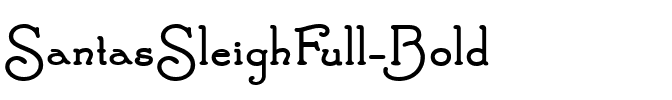 SantasSleighFull Bold Regular.ttf