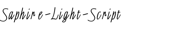 Saphire Light Script Regular.ttf