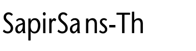 SapirSans Th Regular.ttf