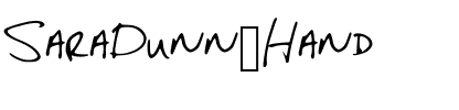 SaraDunn_Hand Medium.ttf