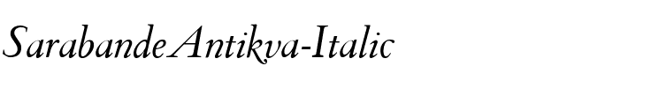 SarabandeAntikva Regular.ttf