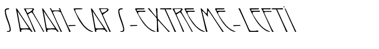 Sarah Caps Extreme Lefti Regular.ttf