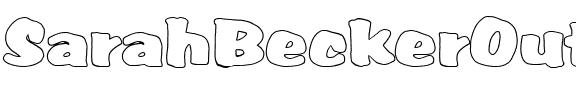 SarahBeckerOutline Normal.ttf