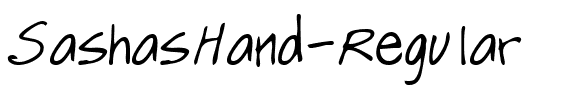 SashasHand Regular.ttf
