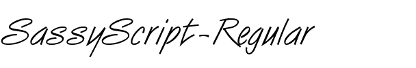 SassyScript Regular.ttf
