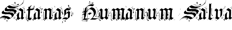 Satanas Humanum Salvator Regular.ttf
