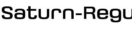 Saturn-Regular Regular.ttf