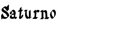 Saturno Normal.ttf