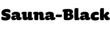Sauna-Black Regular.ttf