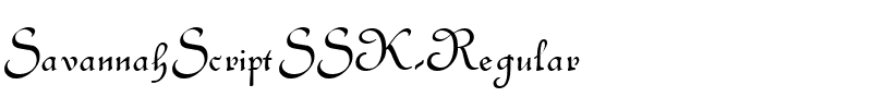 SavannahScriptSSK Regular.ttf