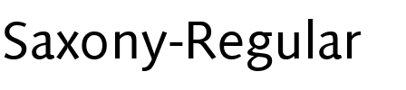 Saxony-Regular Regular.ttf