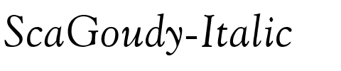 ScaGoudy  Italic.ttf