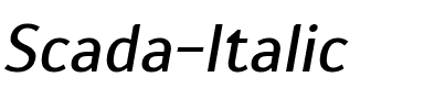 Scada Italic.ttf