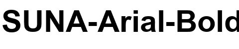 SUNA Arial Bold.ttf