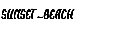 SUNSET BEACH Normal.ttf