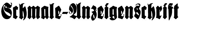 Schmale Anzeigenschrift Regular.ttf