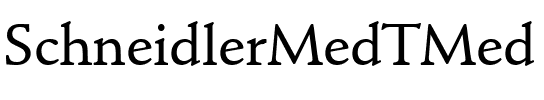 SchneidlerMedTMed Regular.ttf