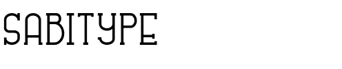 SABITYPE Regular.otf