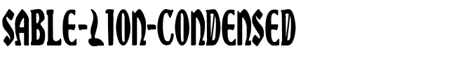 Sable Lion Condensed Condensed.ttf