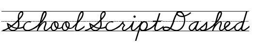 SchoolScriptDashed Regular.ttf