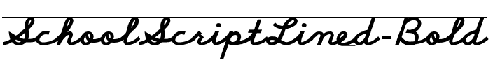 SchoolScriptLined Bold.ttf